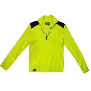 Ralph Lauren Active Bright Green Quarter Zip Large